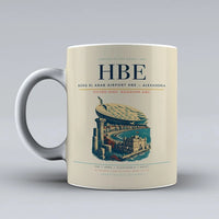 Thumbnail for El Arab Airport HBE — Alexandria Mug design on beige borg