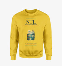 Thumbnail for Newcastle Airport (NTL) design on yellow sweatshirt