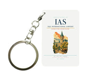 Thumbnail for Iași International Airport (IAS) design on white key chain