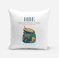Thumbnail for Borg El Arab Airport (HBE) design on white pillow
