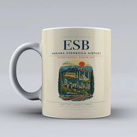 Thumbnail for Ankara Esenboga Airport ESB Mug - Beige