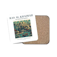 Thumbnail for RAS AL KHAIMAH - Poster - Coaster - White
