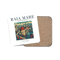 Thumbnail for BAIA MARE - Poster - Coaster - White