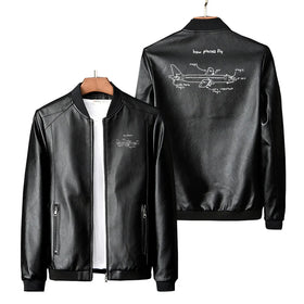 How Planes Fly PU Leather Jackets