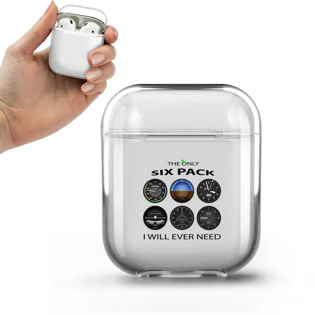 The Only Six Pack I Will Ever Need AirPods transparent case - Normal