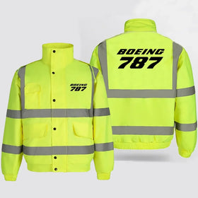 Boeing 787 & Text Reflective Winter Jackets