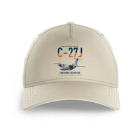 Thumbnail for C-27J Spartan design on beige printed hat