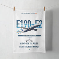 Thumbnail for Embraer E190-E2 design on white towel