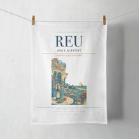 Thumbnail for Reus Airport (REU) design on white towel