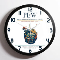 Thumbnail for Bacha Khan International Airport PEW Wall-Clock Framed - White