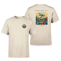 Thumbnail for VINTAGE G4498 - The Spice Market Circle - Double-Side T-Shirt design on beige double side t shirt