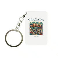 Thumbnail for GRANADA - Poster - Key Chain - White