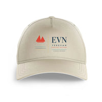 Thumbnail for Zvartnots International Airport EVN — Yerevan (EVN) design on beige printed hat
