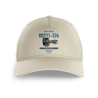 Thumbnail for RB211-524 design on beige printed hat