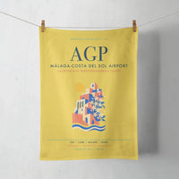 Thumbnail for Malaga-Costa del Sol Airport (AGP) design on yellow towel