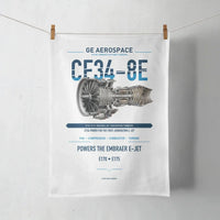 Thumbnail for CF34-8E design on white towel