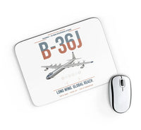 Thumbnail for B-36J Peacemaker design on white rectangle mouse pad
