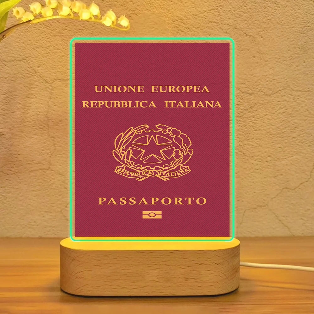 Italian Passport Lamp - view 2