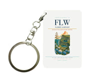 Thumbnail for Flores Airport (FLW) design on white key chain