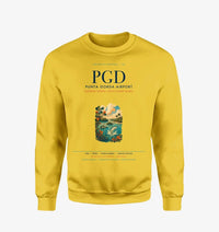 Thumbnail for Punta Gorda Airport (PGD) design on yellow sweatshirt