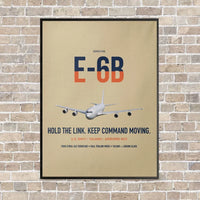 Thumbnail for E-6B Mercury vertical canvas print - framed - beige background