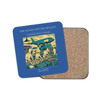 Thumbnail for The Flight Kitchen Ballet - Designed Coasters design on blue 1-piece