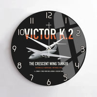 Thumbnail for Handley Page Victor K.2 design on black no frame wall clock