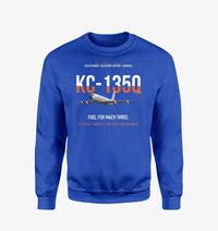Thumbnail for KC-135Q Blackbird Tanker design on blue sweatshirt