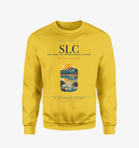 Thumbnail for Salt Lake City International Airport (SLC) design on yellow sweatshirt