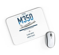 Thumbnail for Piper M350 design on white rectangle mouse pad