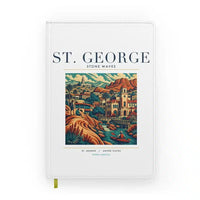 Thumbnail for ST. GEORGE - Poster - Notebook - White