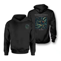Thumbnail for VINTAGE G4033 - The Midnight Express - Double-Side Hoodie design on black double side