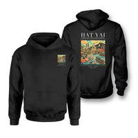 Thumbnail for HAT YAI - Poster - Double-Side Hoodie - Black