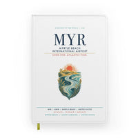Thumbnail for Myrtle Beach International Airport (MYR) design on white notebook