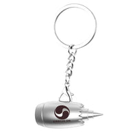 Thumbnail for Customisable Korean Airlines Jet Engine Turbine Key Chain - view 2