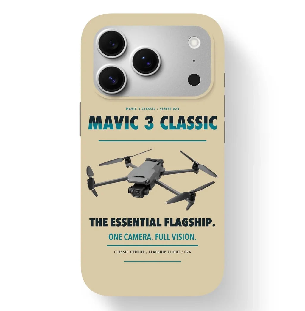 DJI Mavic 3 Classic Case design on beige iphone case