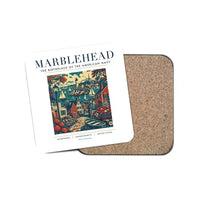 Thumbnail for MARBLEHEAD - Poster - Coaster - White