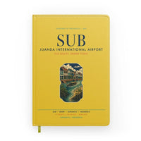 Thumbnail for Juanda International Airport Surabaya (SUB) design on yellow notebook