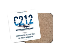 Thumbnail for CASA C-212-200 Aviocar design on white 1 piece coaster