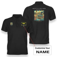 Thumbnail for BRIVE-LA-GAILLARDE - Poster - Double-Side Polo - Black + Name