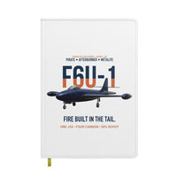 Thumbnail for F6U-1 Pirate Fire Built in the Tail design on white notebook
