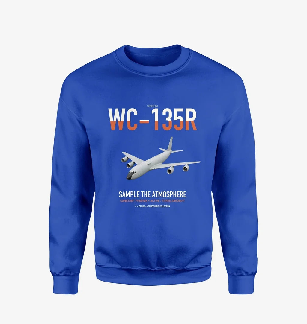 WC-135R Constant Phoenix design on blue sweatshirt