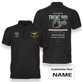 Rolls-Royce TRENT 900 Engine Premium Polo T-Shirts