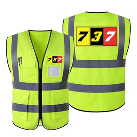 Flat Colourful 737 Reflective Vests