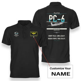 Pilatus PC-6 Porter Premium Polo T-Shirts