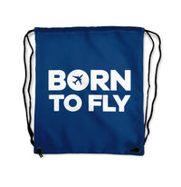Thumbnail for Born to Fly Drawstring Bag - view 2