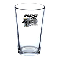 Thumbnail for Customisable Boeing 757 Drinking Glass - view 2