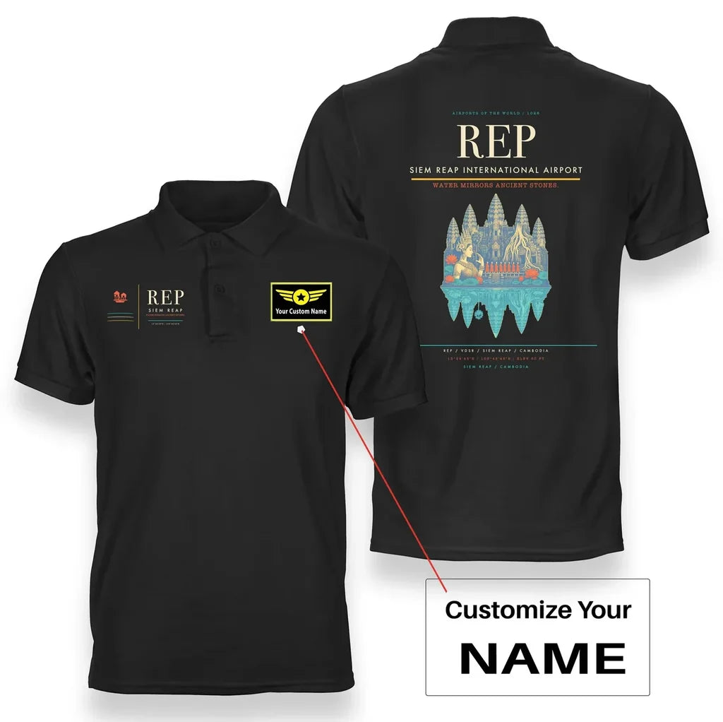 Siem Reap International Airport REP Black+Name