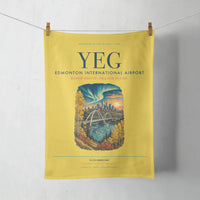 Thumbnail for Edmonton International Airport (YEG) design on yellow towel