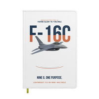 Thumbnail for F-16C Fighting Falcon Nine G One Purpose design on white notebook